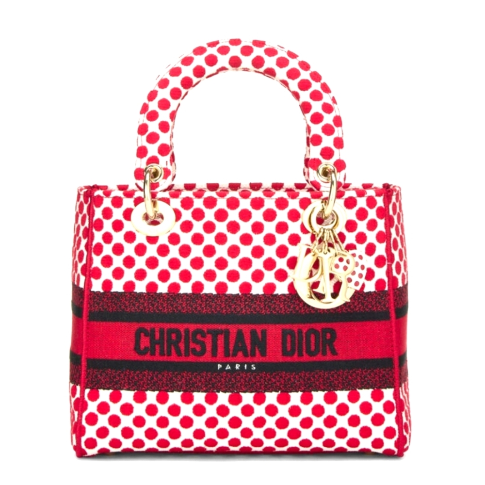 !!SOLD!! Authentic Christian Dior DiorAmour Lady D-Lite Medium - Picture 2 of 9